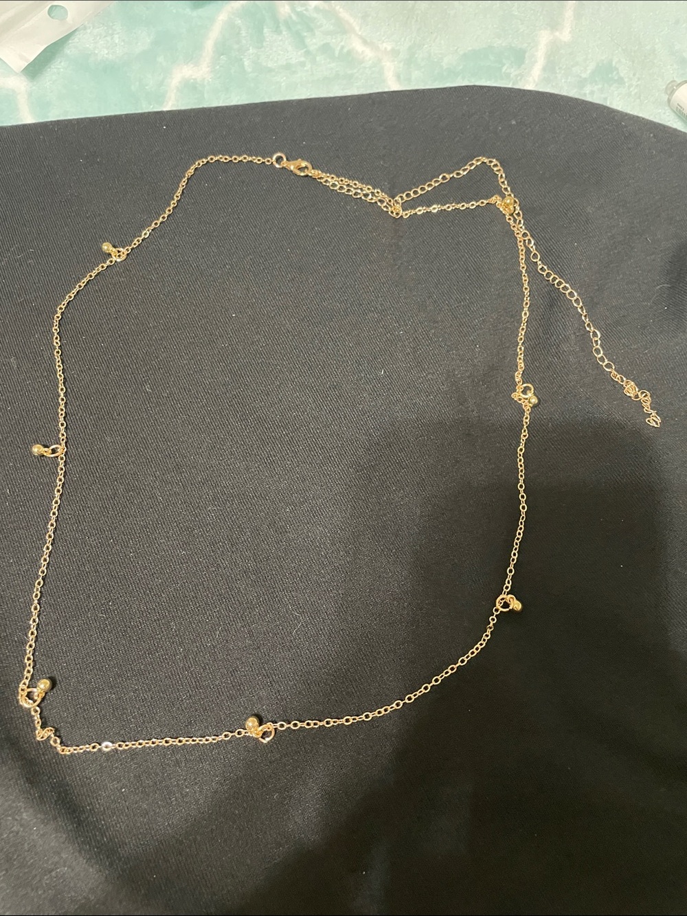 Delicate Station Chain Necklace - Women Jewelry